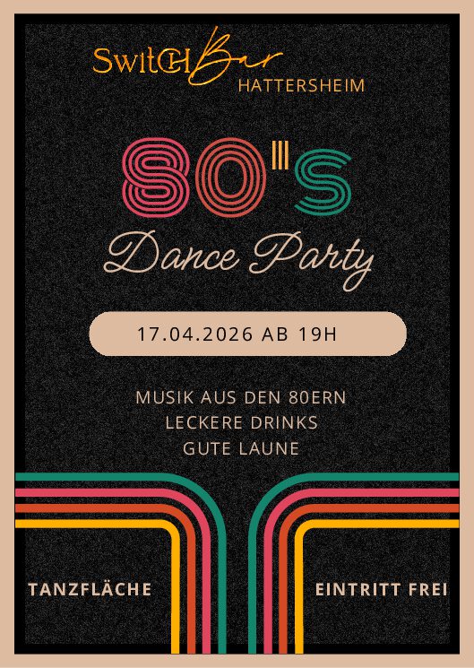80er Jahre Dance Party