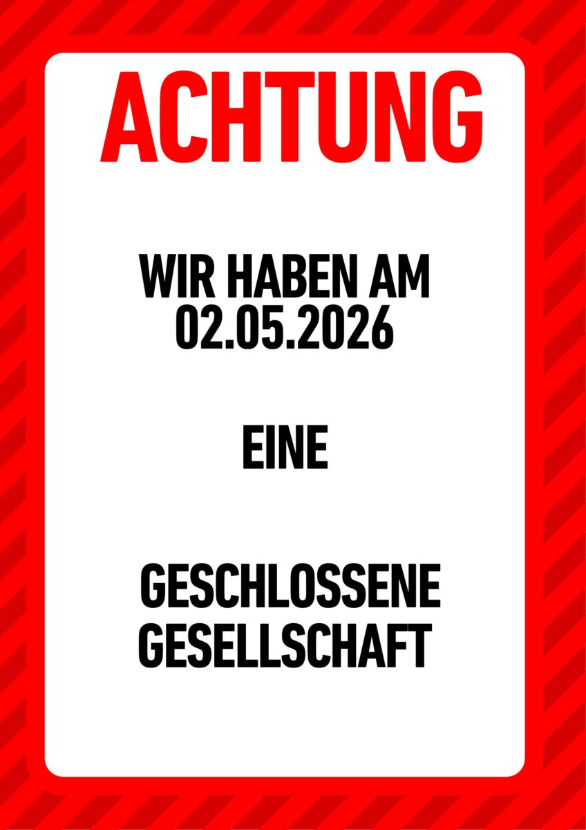 Geschlossene Gesellschaft