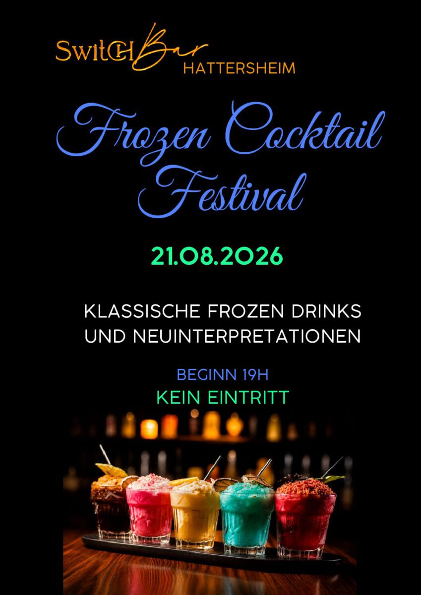 Frozen Cocktail Festival