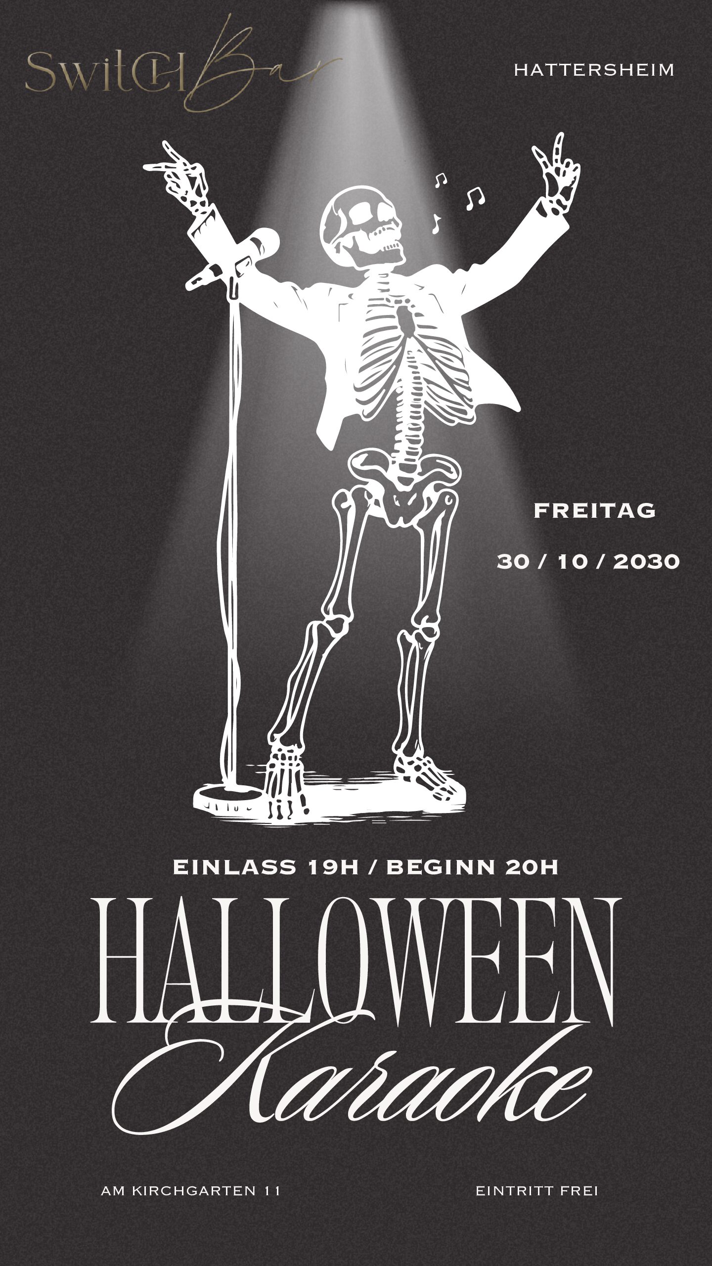 Karaoke-Abend Halloween Edition