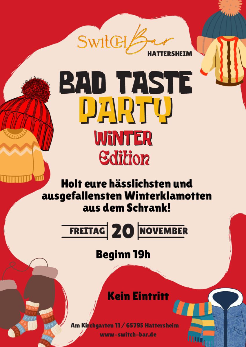 Bad Taste Party Winter Edition